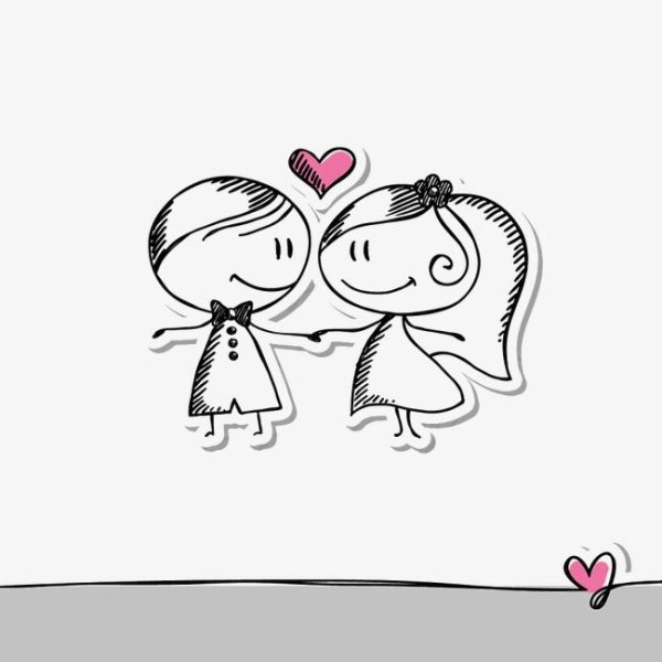 Маленькие рисуночки на свадьбу