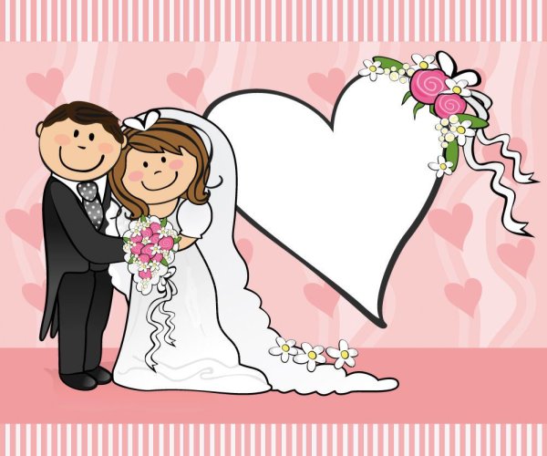 Свадебные рисунки прикольные