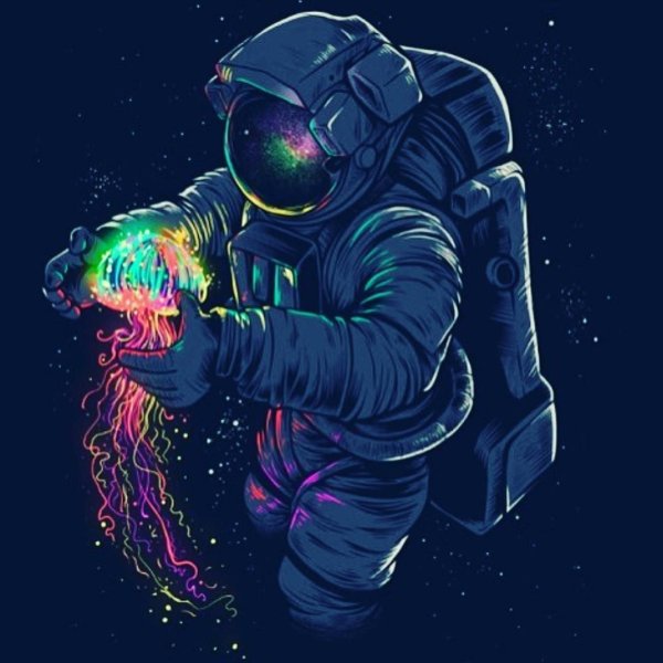 Космонавт арты
