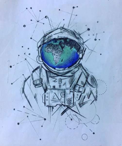 Космонавт арт