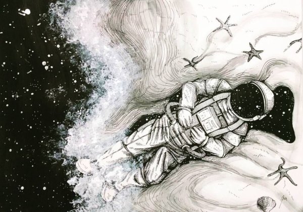 Космонавт арт