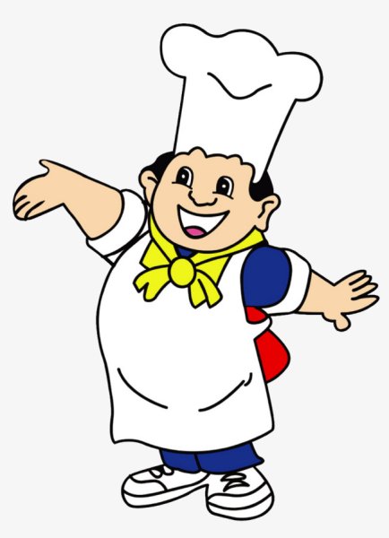 Повар рисунок для детей