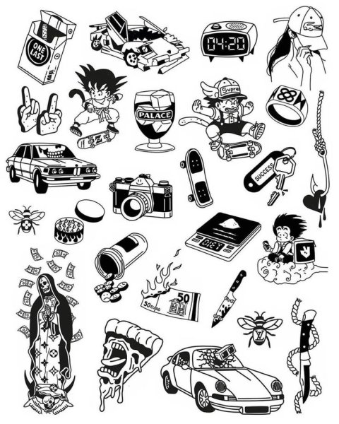 Рисунки в стиле андеграунд