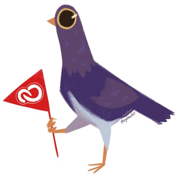 Голубь рисунок смешной