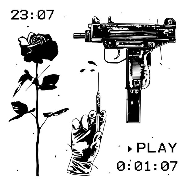 Uzi тату эскиз