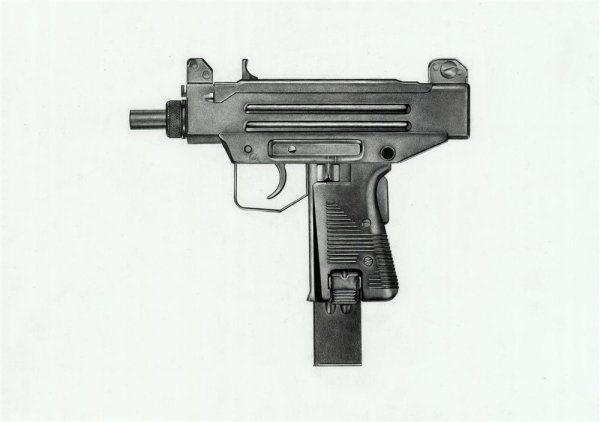 Micro Uzi чертеж