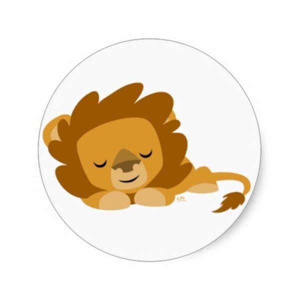 Львенок спит