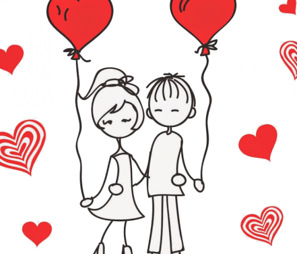 Рисунок люблю