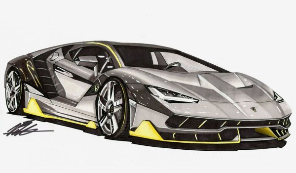 Рисунок Ламборгини