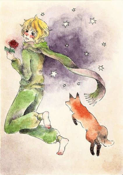 Маленький принц Лис и роза