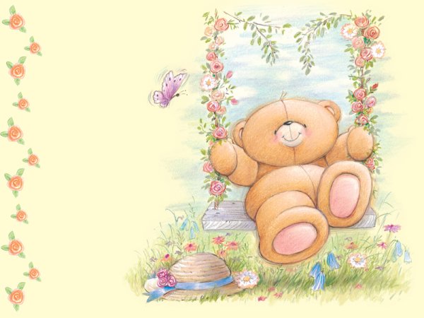 Открытки с мишками