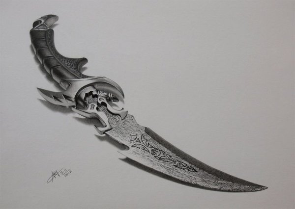 Тату Холодное оружие