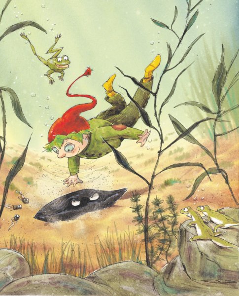 Пройслер маленький водяной иллюстрации