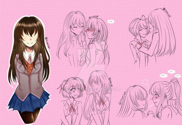 DDLC Моника и протагонист