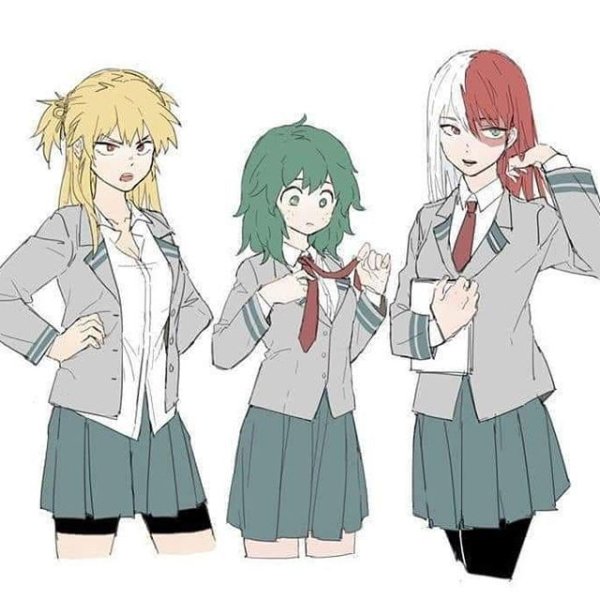 Моя геройская Академия гендер Бендер