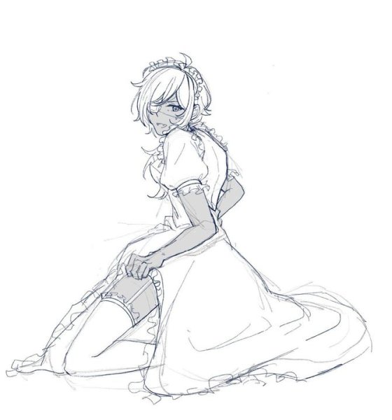 Сяо горничная Геншин