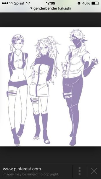 Наруто Gender Bender Какаши