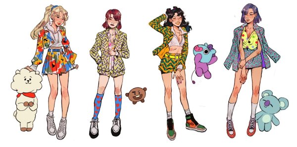 БТС женская версия