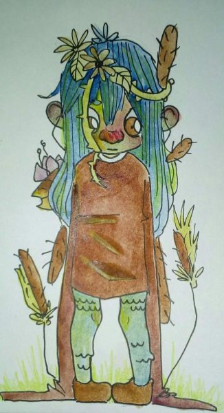 Портрет маленького водяного