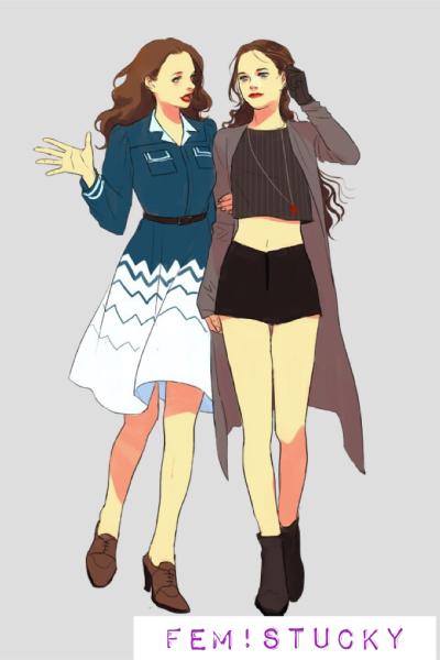 Фем баки Барнс и Стив