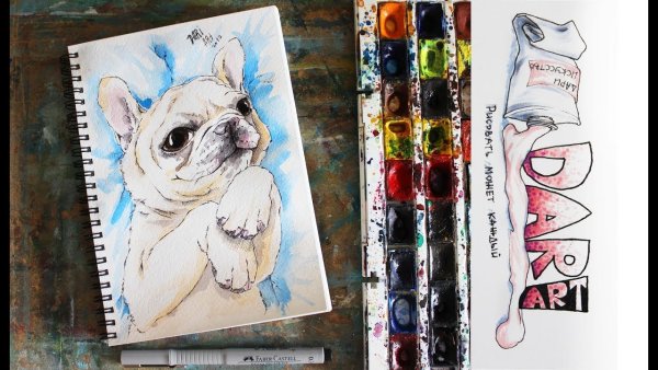 Скетчи маркерами