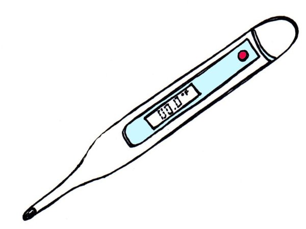 Градусник нарисованный