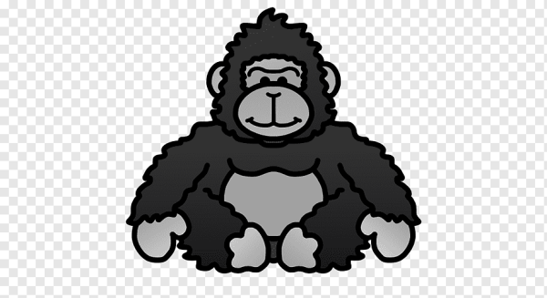 Горилла Айван рисунки