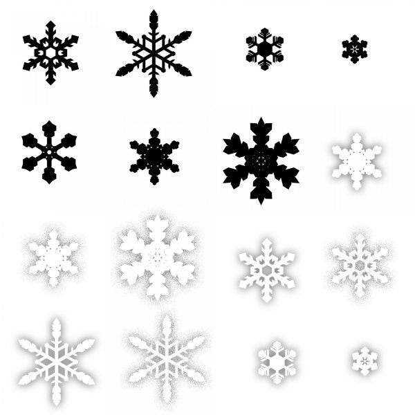 Маленькие снежинки