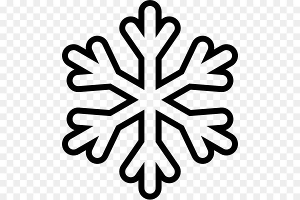 Снежинка раскраска