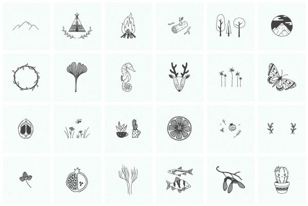 Тату для распечатки маленькие