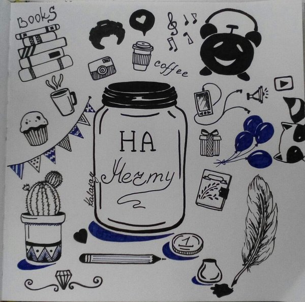 Классные рисунки для скетчбука