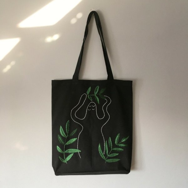 Тканевая сумка с принтом