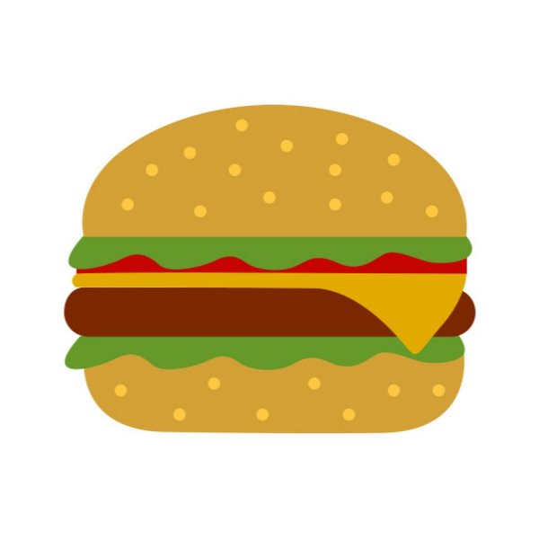 Гамбургер рисунок