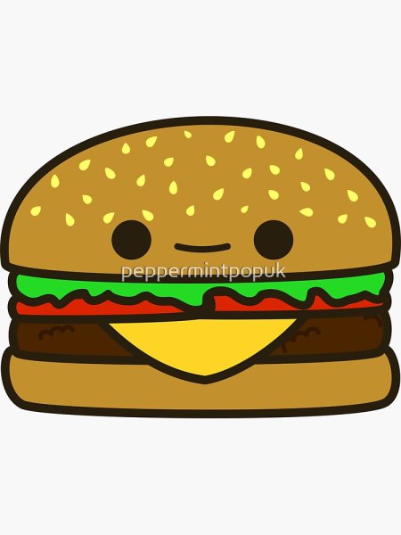 Рисунок бургера карандашом