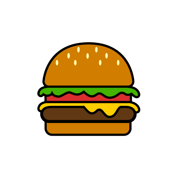 Бургер эскиз