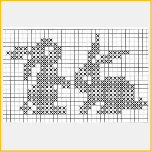 Схемы жаккардовых узоров для детей