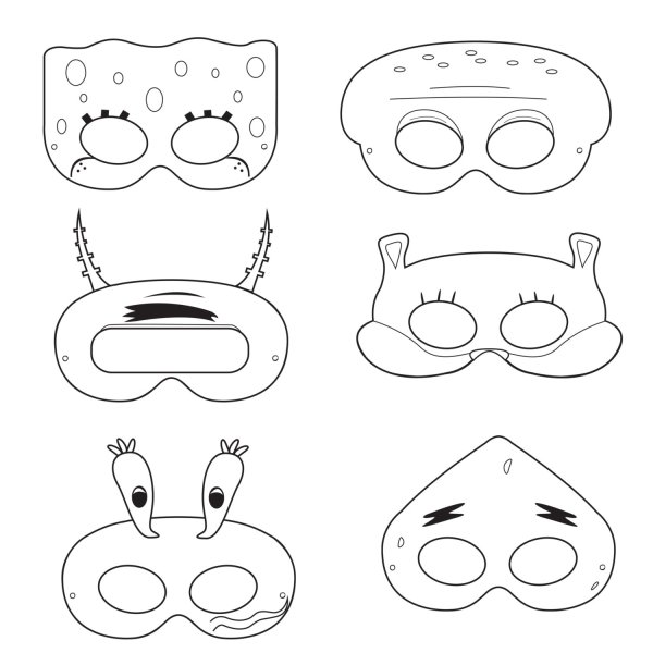 Маски для срисовки