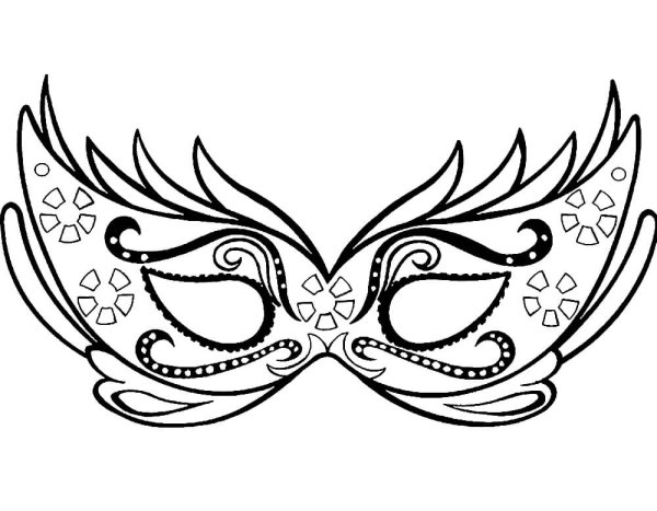 Маскарадные маски шаблоны для печати