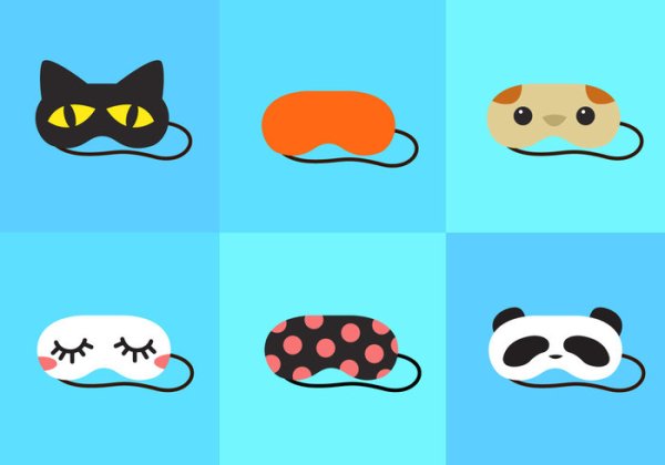 Мультяшные маски для сна