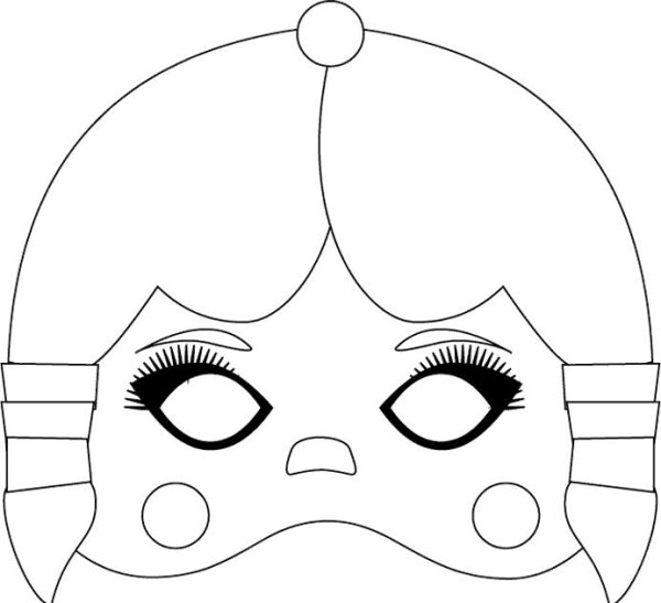 Маска напечатать