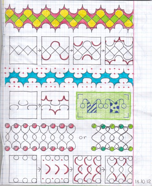 Каракули в тетрадке