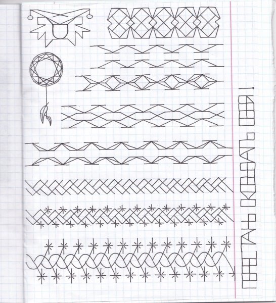 Рисунки ручкой в тетради