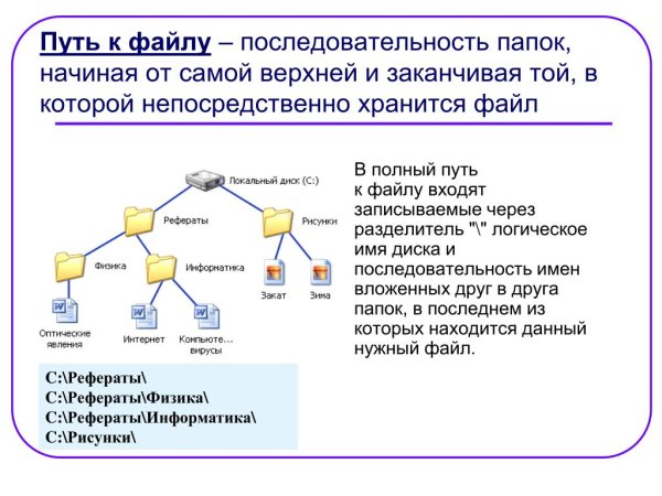 Структура папок и файлов