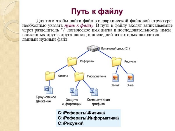 Файлы и файловые структуры кратко