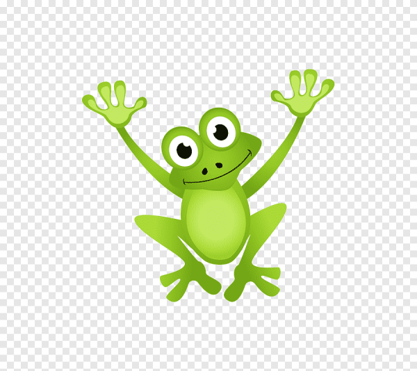 Лягушка мультяшная