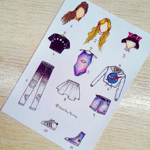 Модные идеи для рисунков