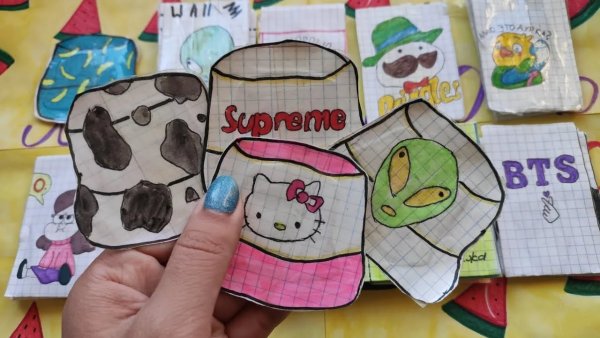 Стикеры для бумажных сюрпризов