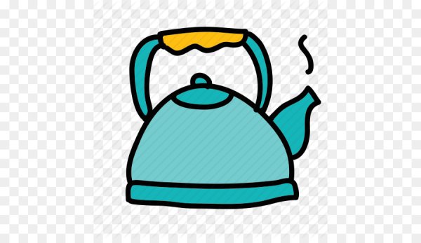 Чайник кипит вектор