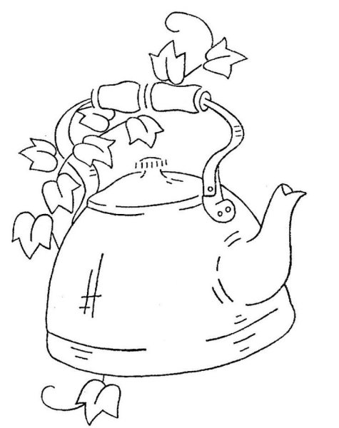 Иллюстрация к сказке чайник Андерсена