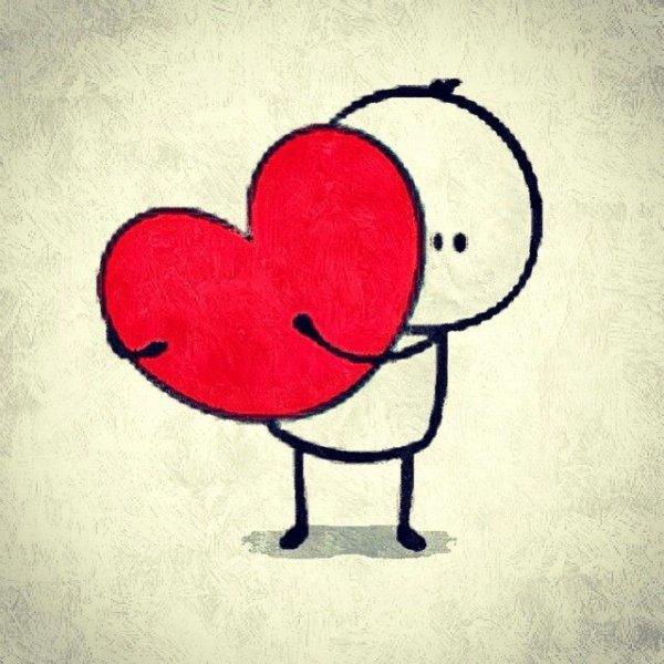 Черно белые рисунки любовь